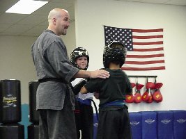 Sensei Braunstein/Junior Sparring Match